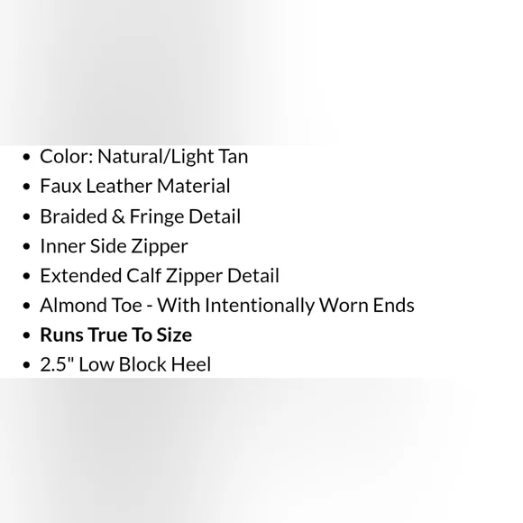 Pierre Dumas Tan Fringe Heeled Boots - Picture 8 of 10